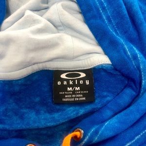 Oakley Blue and Orange Lightweight Hoodie